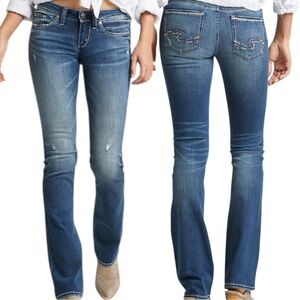NWT Silver Jeans Tuesday Low Rise Bootcut Jeans Size 28 NWT SAMPLE